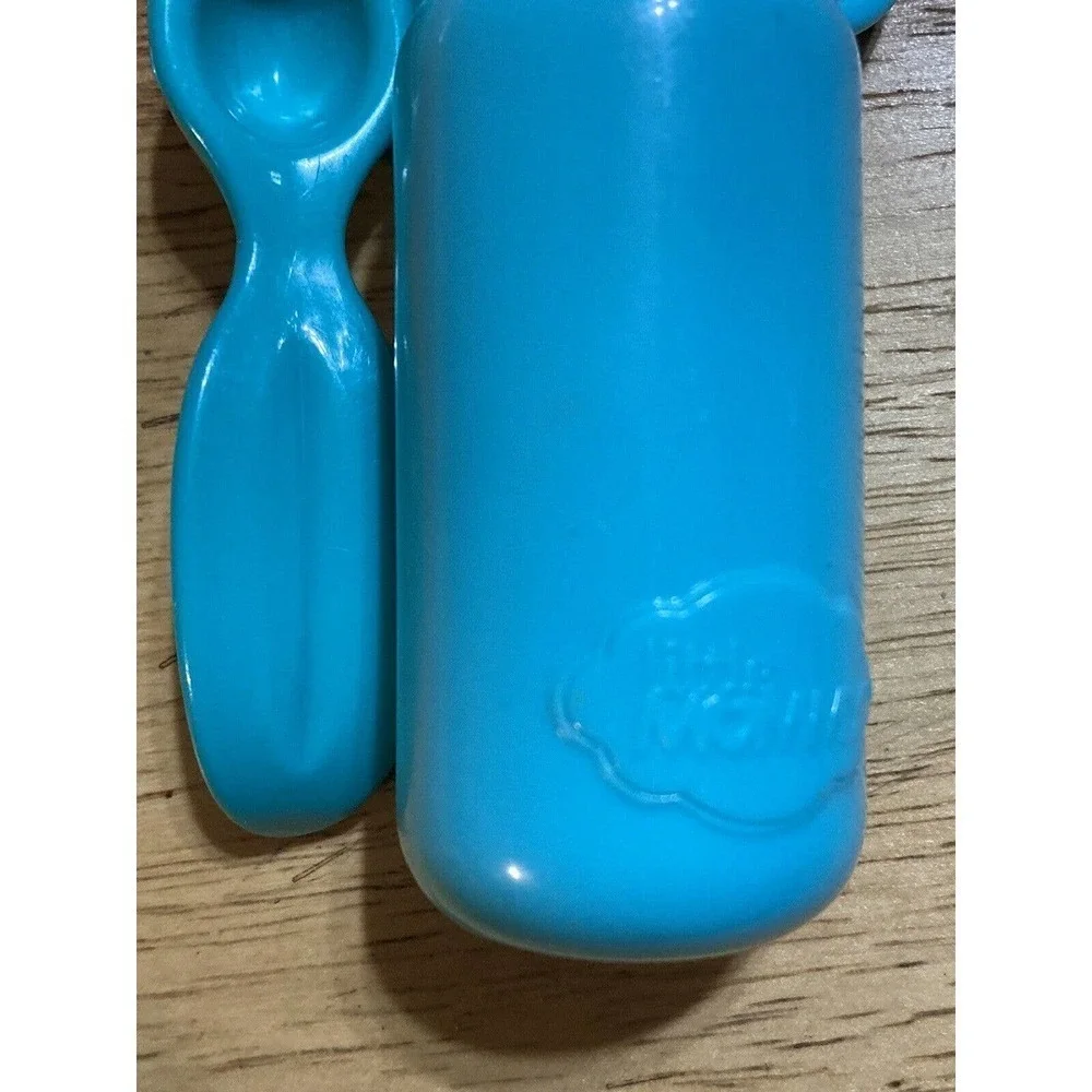 Fisher Price Little Mommy Baby Doll Bottle & Feeding Spoon‎ Replacement Blue